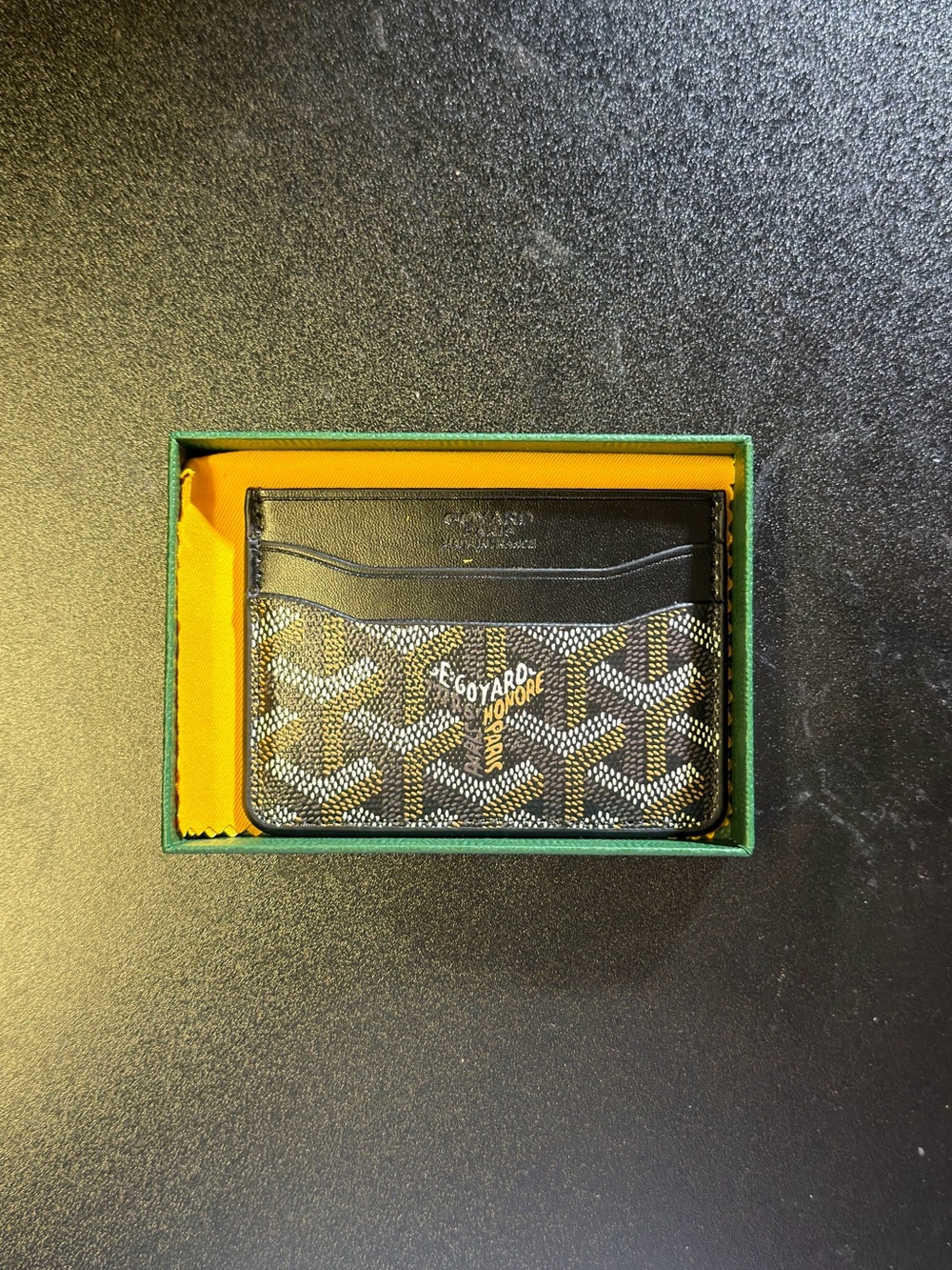 Goyard Sulpice Card Wallet Black